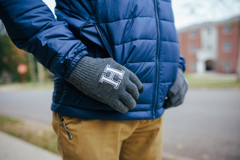 Charcoal Texting Gloves