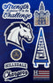 Hillsdale Chargers Sticker Sheet