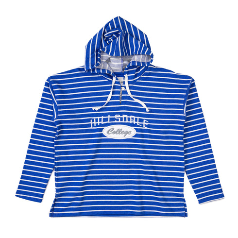 Big Cotton Striped Hoodie