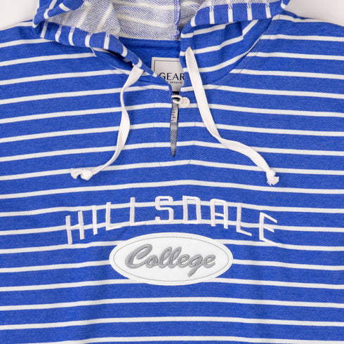 Big Cotton Striped Hoodie