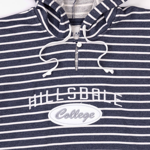 Big Cotton Striped Hoodie