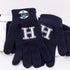 Navy Texting Gloves