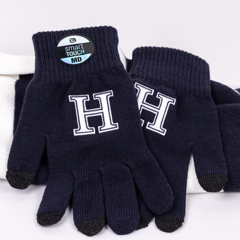 Navy Texting Gloves