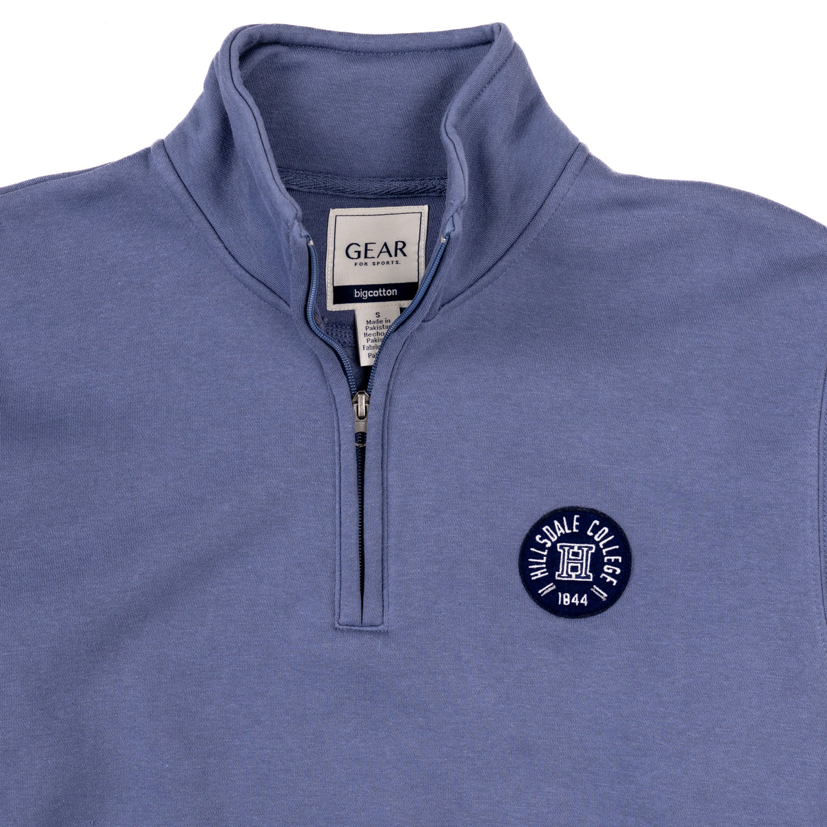 Pull Robert Graham à 1/4 Zip Rayé Heather Blue - Taille XL, Neuf Avec étiquettes, Coton/modal