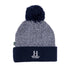 Navy Blue Marled Winter Hat