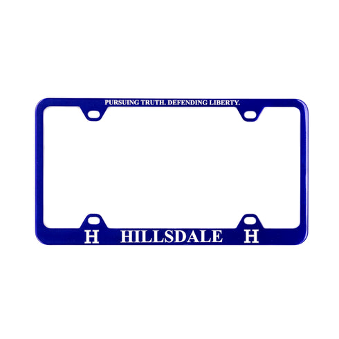 Pursuing Truth Defending Liberty License Plate Frame