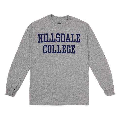 Classic Gray Long-Sleeve T-shirt