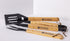 Wooden BBQ Grill Set