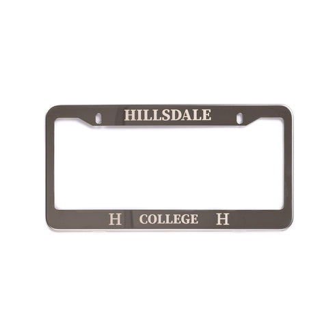 Silver License Plate Frame