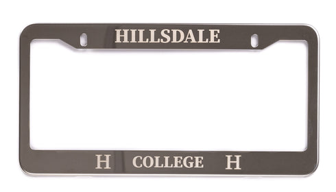Silver License Plate Frame