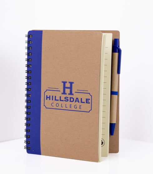 Eco-Inspired Spiral Notebook & Pen