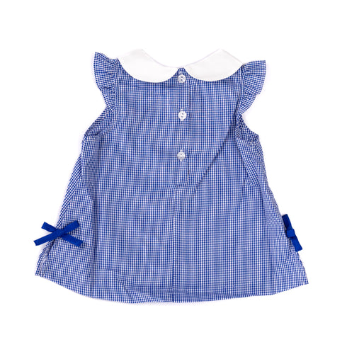 Girls Royal Gingham A-line Dress