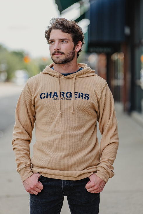 Waffle Pullover Hood