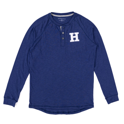 Henley Long-Sleeve Lounge Tee