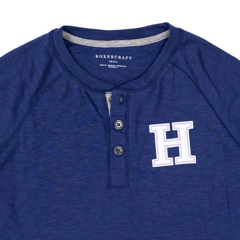 Henley Long-Sleeve Lounge Tee