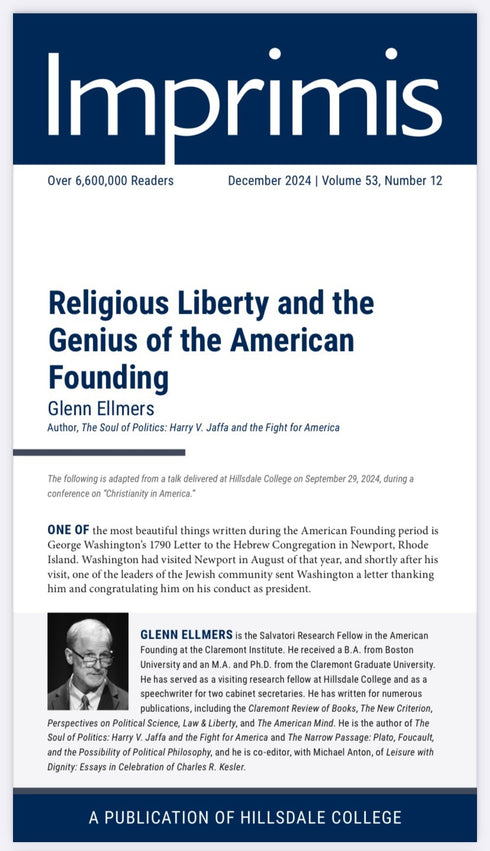 Religious Liberty and the Genius of the American Founding