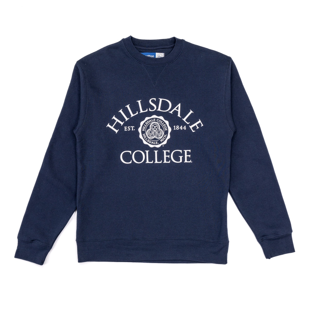 Big Cotton Tumbled Crew – Hillsdale College