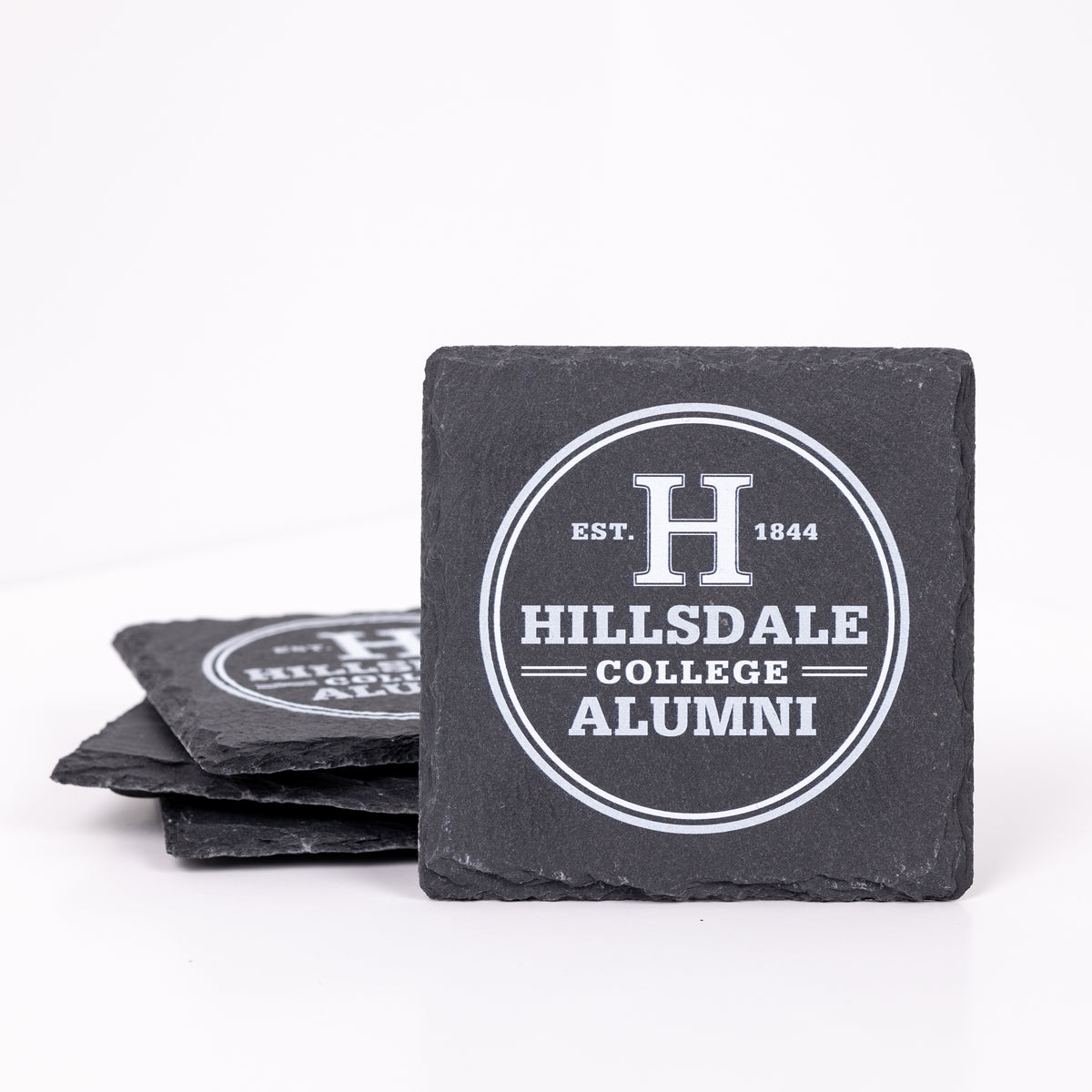 Alumni Slate Coaster (4 pack) – Hillsdale College