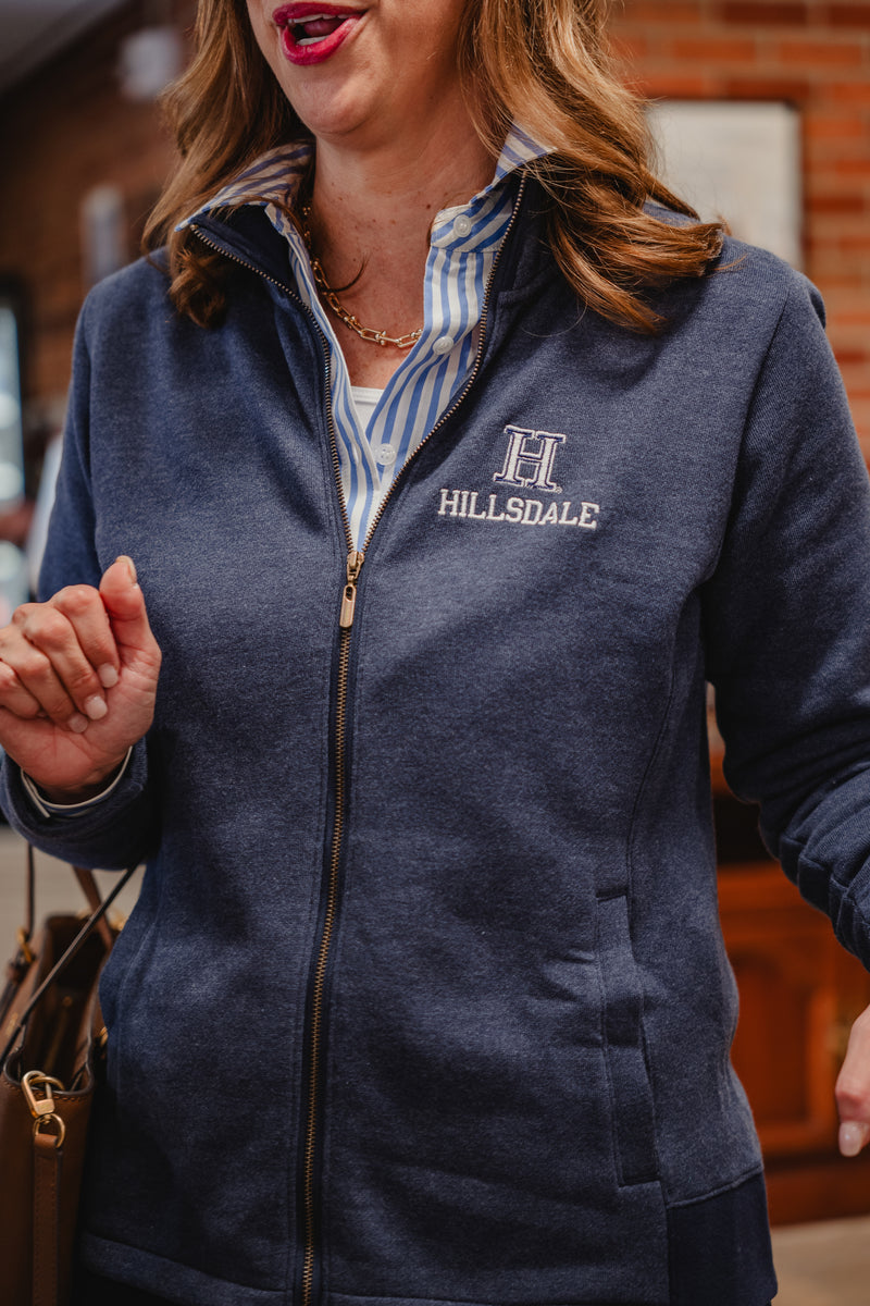 Women's Relaxed Luxe Full Zip – Hillsdale College